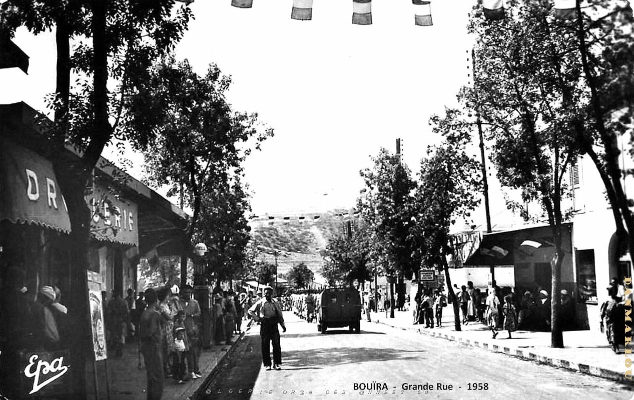 3072- Bouira - Grande Rue - 1958.jpg